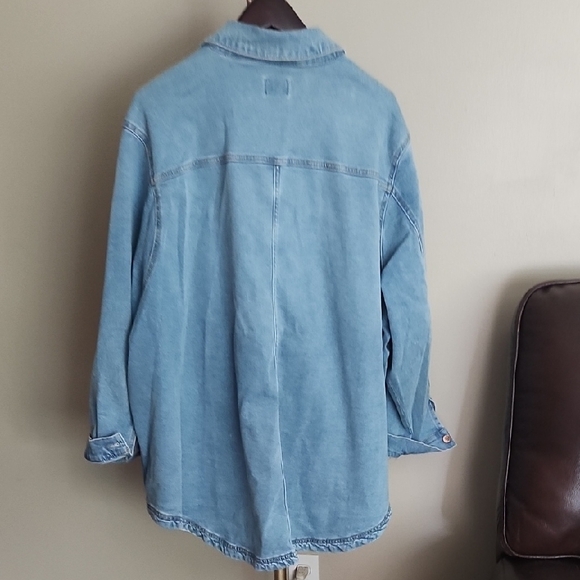 Terra & Sky Light Blue Jean Jacket - Picture 7 of 7